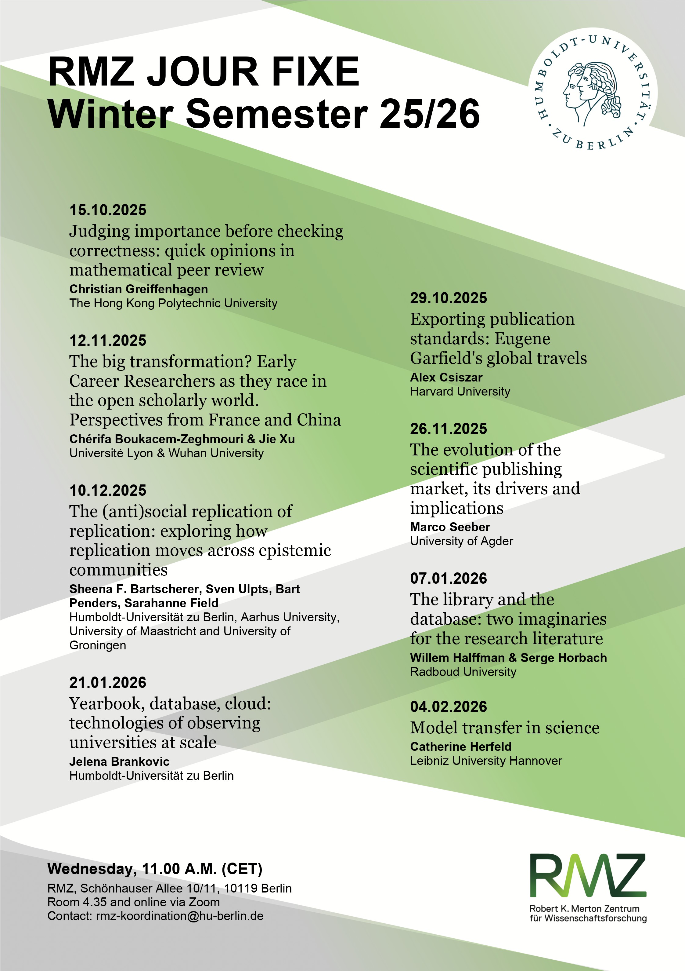 RMZ Plakat WiSe 25/26